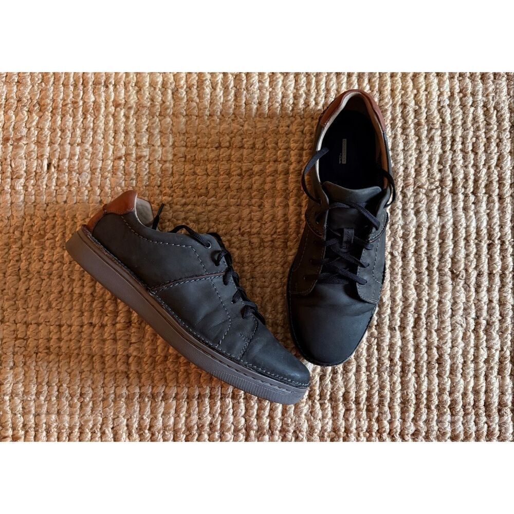 Clarks Collection Cushion Soft Leather Sneakers US 10M